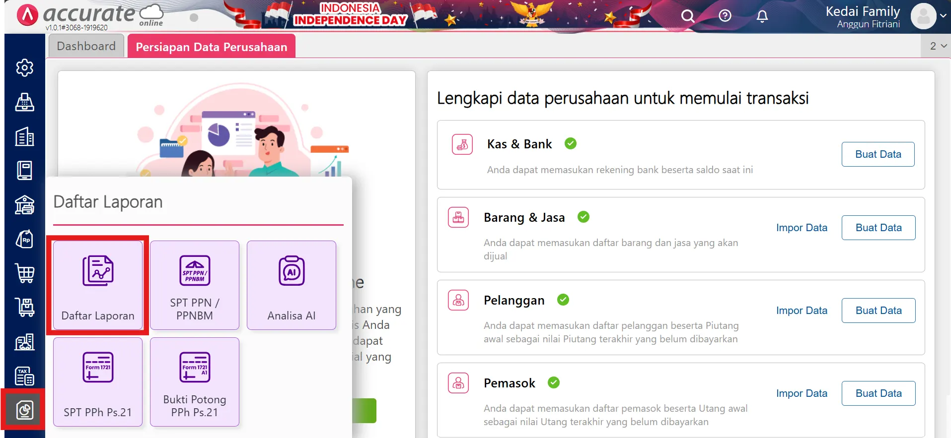 Cara mencatat PPh Final